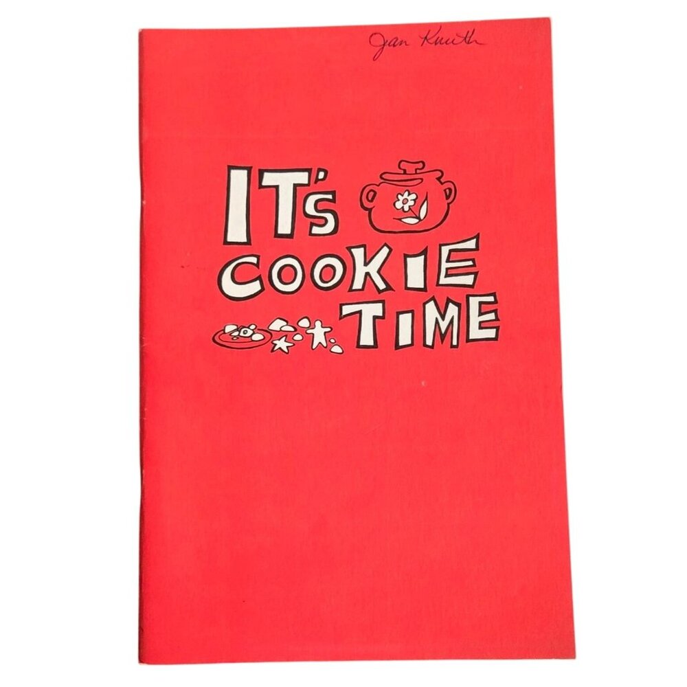Vintage 1971 Its Cookie Time Recipe Booklet Kansas State University  Cookbook